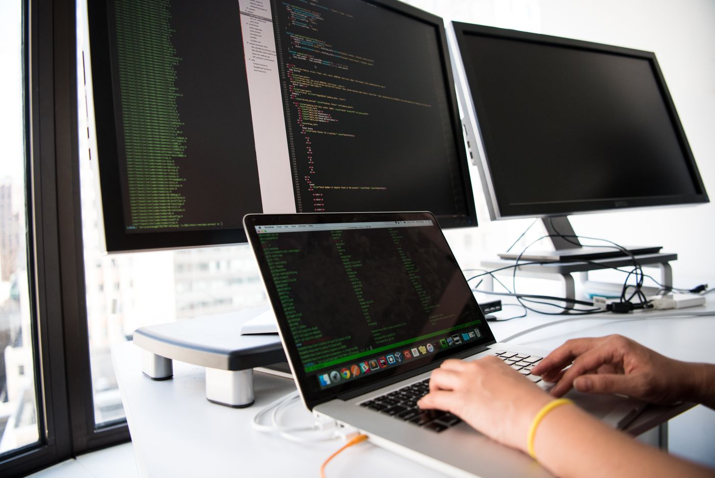 Black woman tech professional at whiteboard
